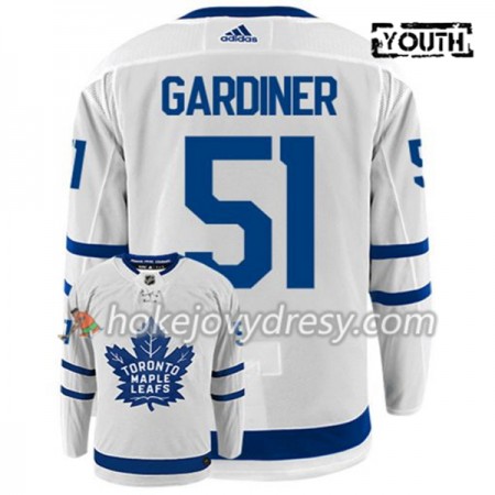Dětské Hokejový Dres Toronto Maple Leafs JAKE GARDINER 51 Adidas Bílá Authentic